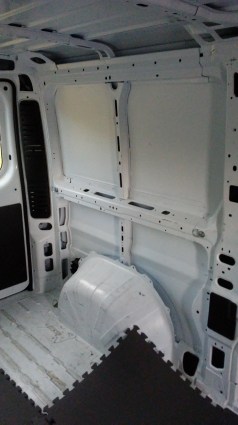 Pam's Dodge Promaster Interior 1