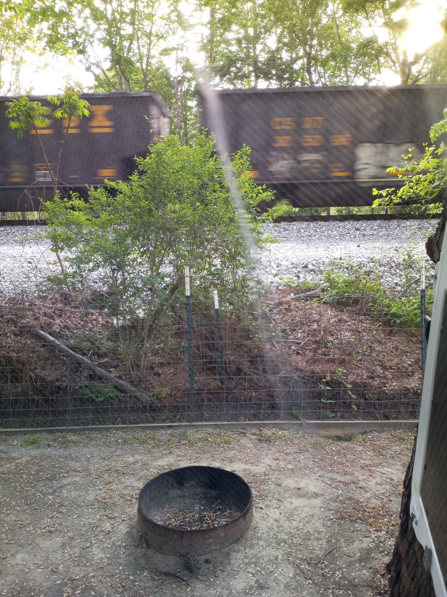 Anvil Campground has an Actual Freaking Train Running Through&nbsp;It